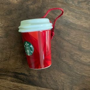 Red Starbucks ornament